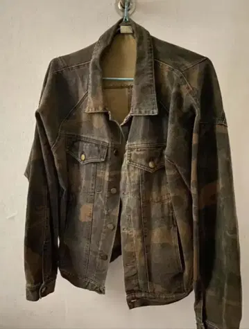 카모플라쥬 데님 자켓 M