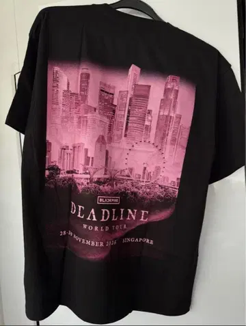 BLACKPINK DEADLINE WORLD TOUR 티셔츠 한정판