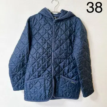 [ 라벤햄 ] 퀼팅 후드 코드 38 사이즈 네이비