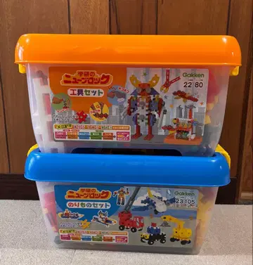 뉴 블록 공구 세트 탈것 세트 일부 결품 있음 중고품 배송비 포함