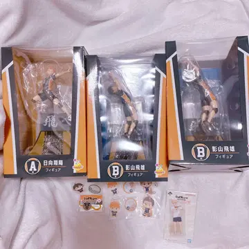 해피 복권 하이큐 피규어 세트 캔뱃지