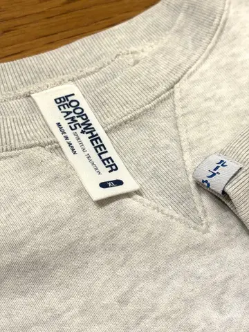 LOOPWHEELER x BEAMS 콜라보 맨투맨 트레이닝복 XL