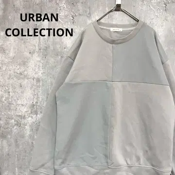 URBAN COLLECTION 맨투맨 분또 소재 이소재 블로킹