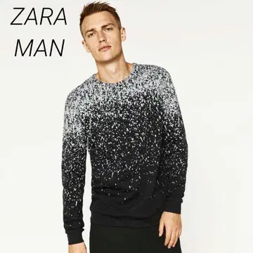 ZARA MAN 자라맨 올 패턴 상의 티셔츠 L 사이즈