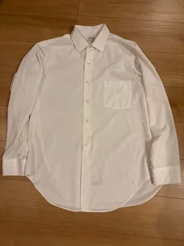 60년대 ARROW 화이트 shirt 100% 폴리에스테르