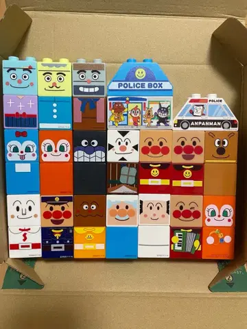 중고 호빵맨 블록 라보 묶음 판매