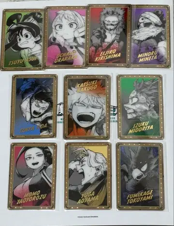 히로아카 원화전 금박 클리어 카드 컬렉션