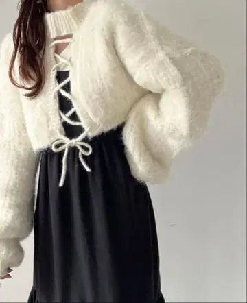 aerma boutique 엘리마 부티크 숏 니트