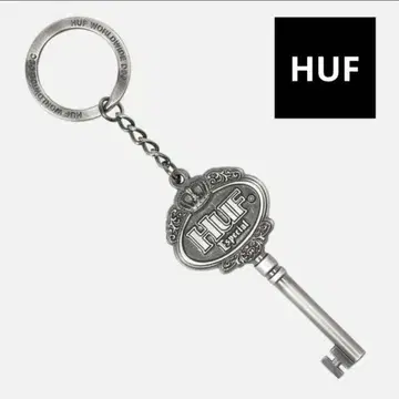 HUF 열쇠 모양 실버 키링 새상품 미사용