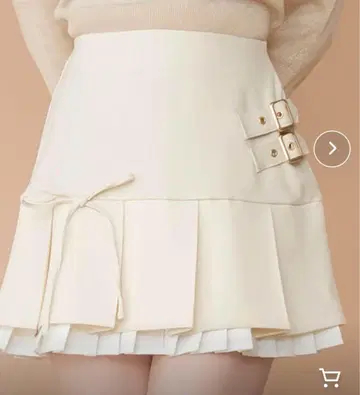 PriCHOU 프릴 플리츠 미니 스커트