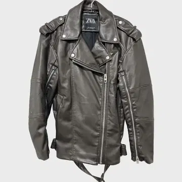 ZARA 라이더 자켓 브라운