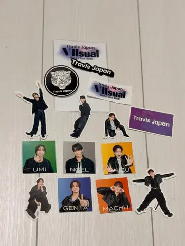 트라자 스티커 TravisJapan Vllsual 왈츠 굿즈