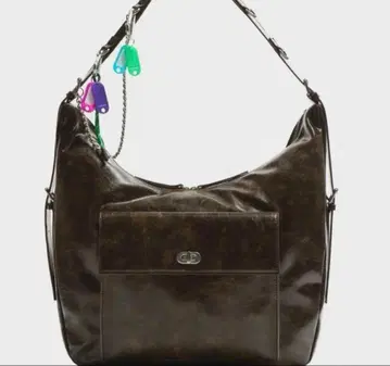 ZARA 체인 숄더백 (브라운) 완판템 남성용