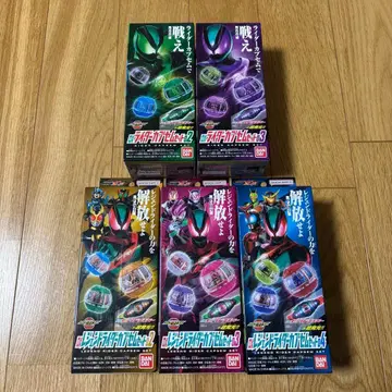 92. 가면라이더 제츠 DX 라이더 캡슐 세트 5종 세트