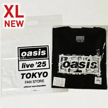 [ 새상품 ] OASIS T셔츠 Logo UK 디자인 XL 쇼핑백 포함