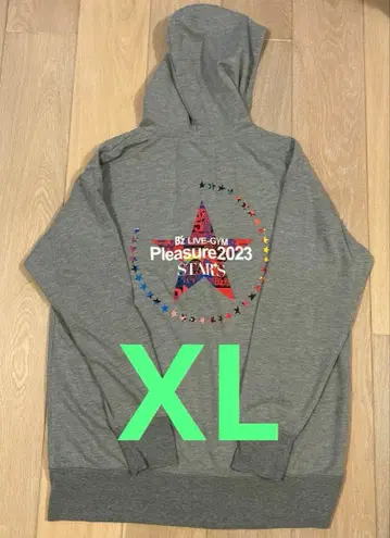 B'z Pleasure 2023 STARS 후드티 그레이 사이즈 XL