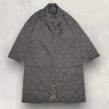 UNIQLO C 퍼프테크 오버 사이즈 코트 경량 브라운 S