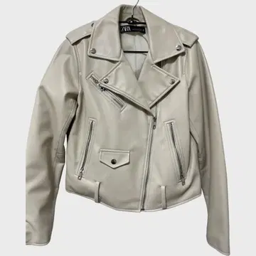 ZARA 라이더 자켓 베이지