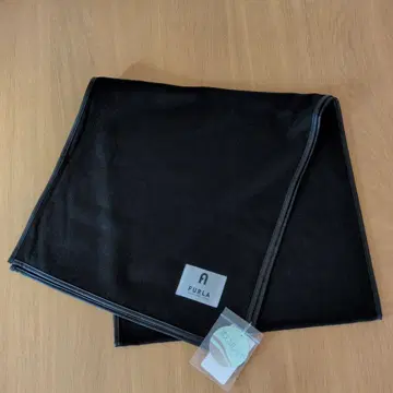 [ 새상품 ] FURLA 스톨 머플러 세탁 가능한 캐시미어 100% 블랙