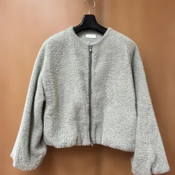 새상품! 볼지 샤기 저지 숏 코쿤 블루종 그레이 9호