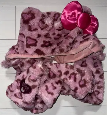 USJ 유니버셜 헬로키티 팬캡 모자 레오파드 무늬