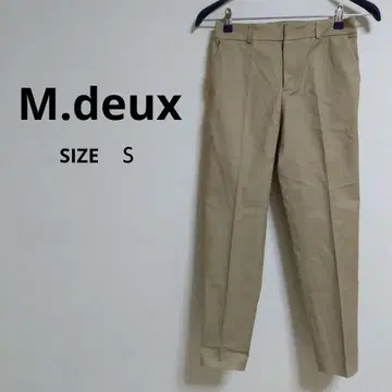 M.deux 엠두 스트레치 테이퍼드 팬츠 베이지 S 사이즈 일본제