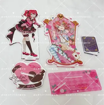 러브 라이브 선샤인 쿠로사와 루비 발렌타인 아크릴 스탠드