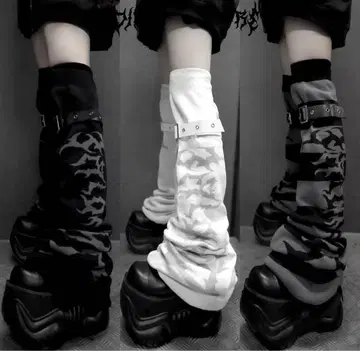 DimMoire BIG 로고 니하이 워머 black 블랙