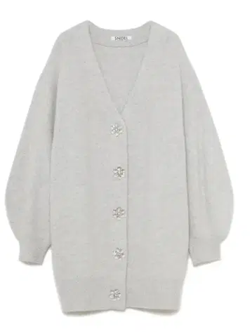 스나이델 비쥬 버튼 가디건 원피스