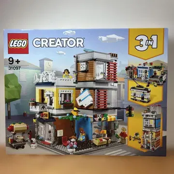 LEGO 크리에이터 3IN1 타운하우스 반려동물 샵 & 카페 31097