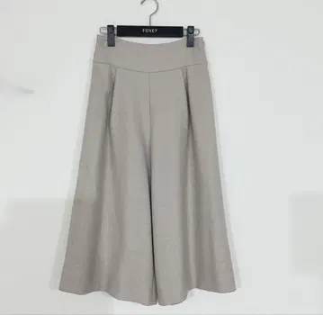 FOXEY 폭시 부티크 38 가우초 팬츠 내추럴 베이지