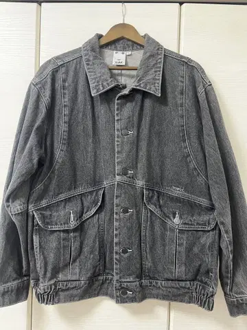 x-girl 오버 사이즈 데님 자켓