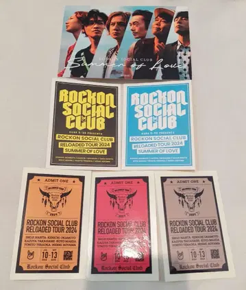 Rockon Social Club 스티커, 엽서 세트