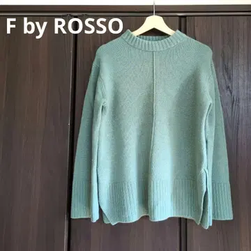 F by ROSSO 어반 리서치 울 캐시미어 센터 시임 니트