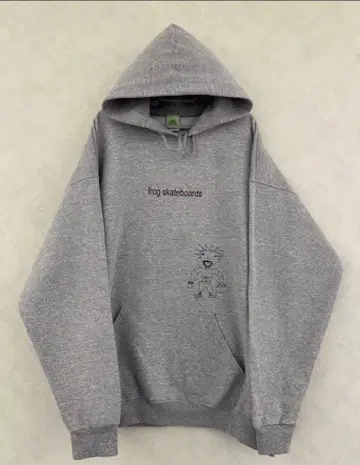 frog skateboards 그레이 후드티