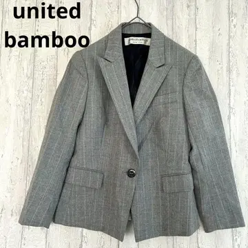 유나이티드 뱀부 테일러드 자켓 2 울 그레이 싱글 버튼