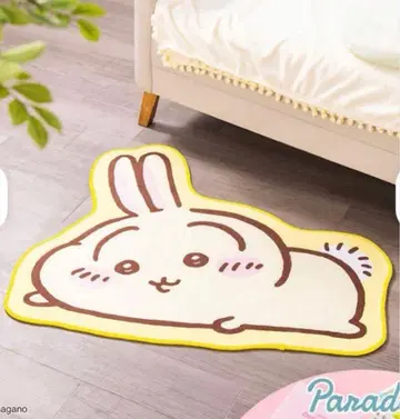 치이카와 러그 매트 늘어선 토끼