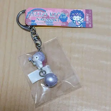 헬로키티 스트랩 나가사키 한정판 수국