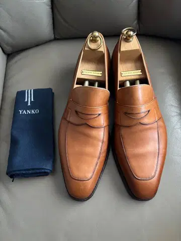 컨디션 최상 Yanko 얀코 가죽 로퍼