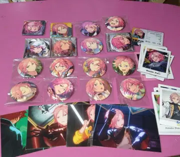 앙스타 오우카와 코하쿠 카드류 캔뱃지 묶음 판매