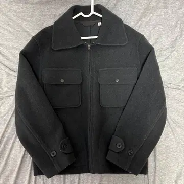 유니클로 U 울 블렌드 플리스 자켓