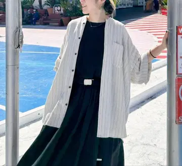 [ 새상품급 ] 멋스러운 밴드 카라 셔츠