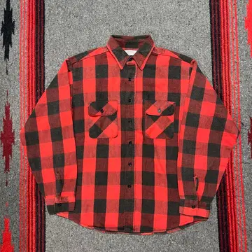 80s FIVE BROTHER flannel shirt