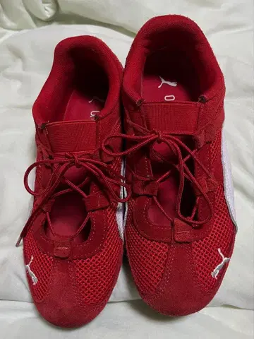 푸마 스피드캣 발레 레드 스니커즈