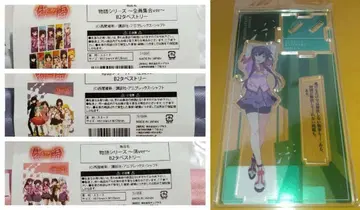 바케모노가타리 태피스트리 3종 칸바루 스루가 아크릴 스탠드 세트