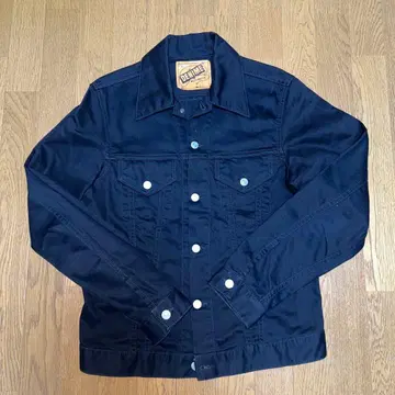 새상품급 DENIME 블랙 데님 자켓 G W40 L