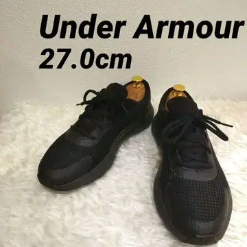 언더아머 서지 올 블랙 검정 스니커즈 27.0