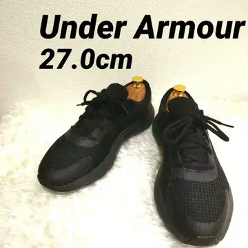 언더아머 서지 올 블랙 검정 스니커즈 27.0