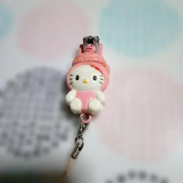 헬로키티 스트랩 포함 미니 손톱깎이