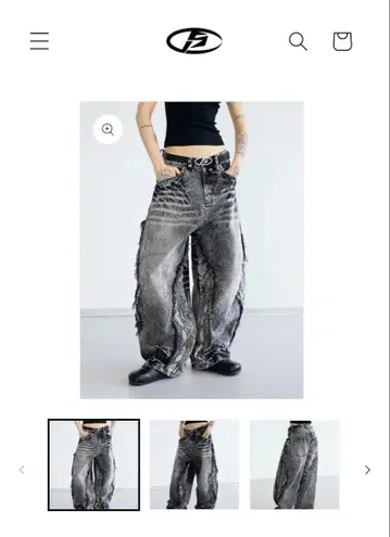 [해외 스트릿] Peoplesense 와이드 데님